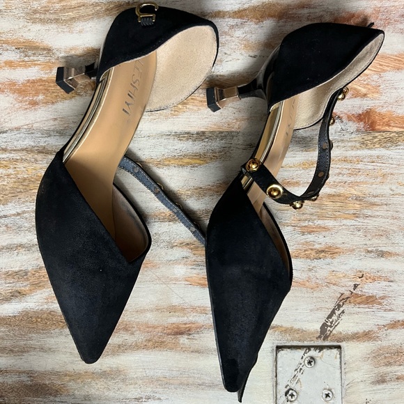 Black heels- velvet - Picture 2 of 2